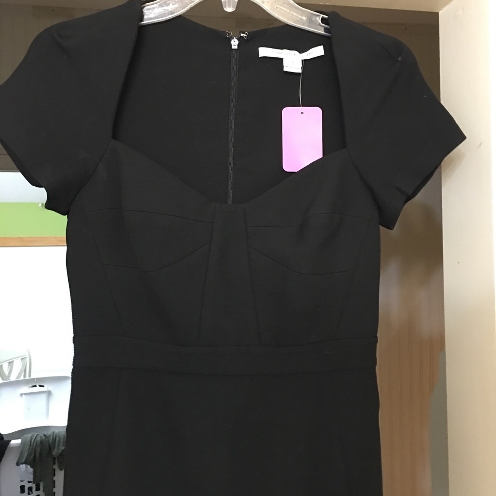 DVF Black Cocktail Dress
